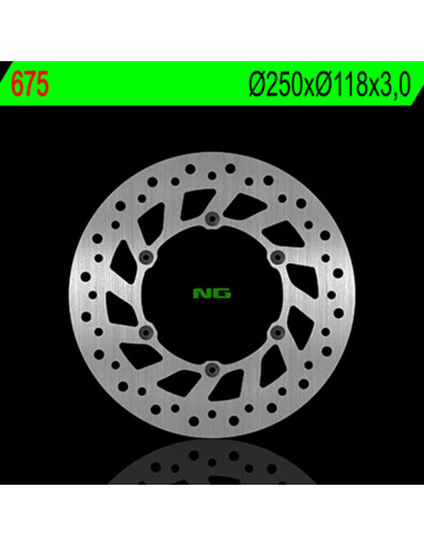 NG BRAKES Fix Brake Disc - 675