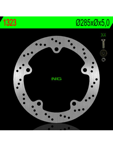 NG BRAKES Fix Brake Disc - 1323