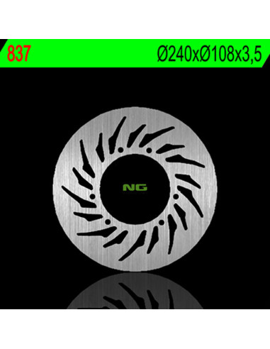 Disque de frein NG BRAKES fixe - 837