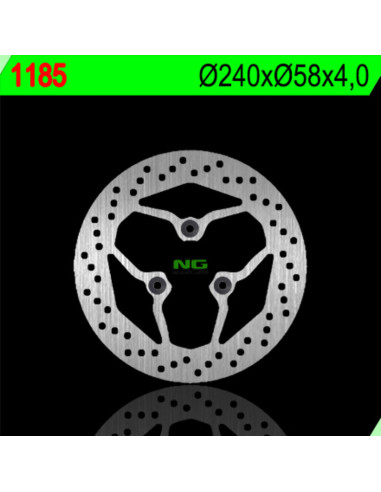 NG BRAKES Fix Brake Disc - 1185