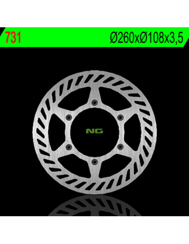 NG BRAKES Fix Brake Disc - 731