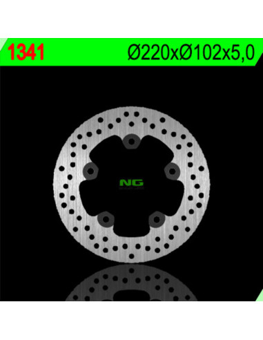 NG BRAKES Fix Brake Disc - 1341