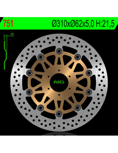 NG BRAKES FloatiNG BRAKES - 751