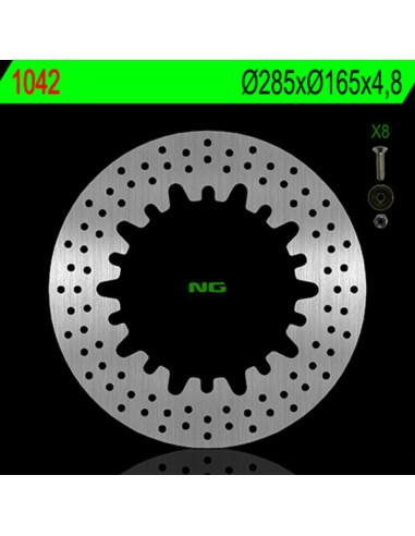 NG BRAKES Fix Brake Disc - 1042