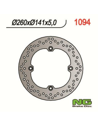 NG BRAKES Fix Brake Disc - 1094