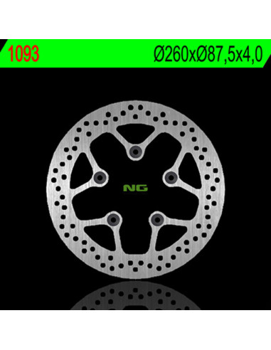 NG BRAKES Fix Brake Disc - 1093