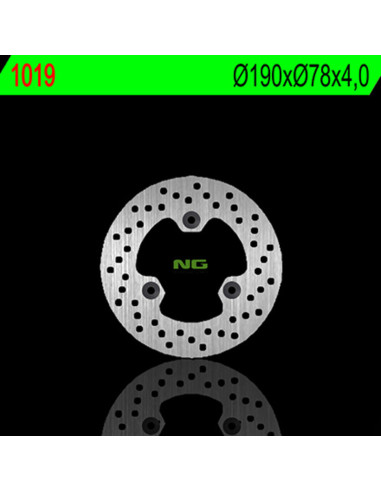 NG BRAKES Fix Brake Disc - 1019