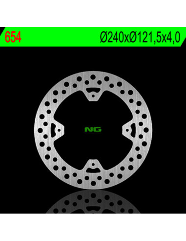 NG BRAKES Fix Brake Disc - 654