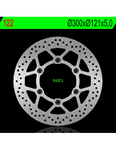 NG BRAKES Fix Brake Disc - 122