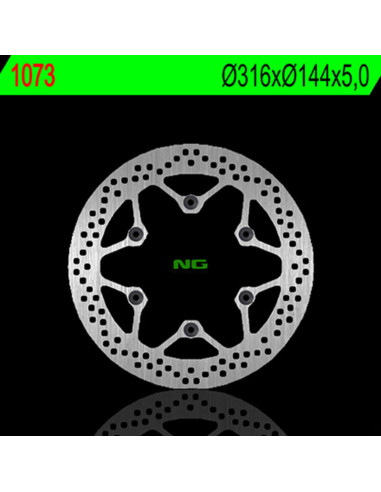 NG BRAKES Fix Brake Disc - 1073