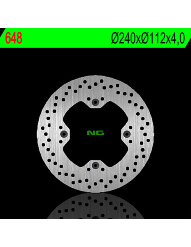 NG BRAKES Fix Brake Disc - 648