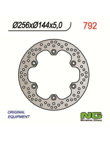 NG BRAKES Fix Brake Disc - 792