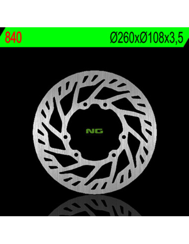 Disque de frein NG BRAKES fixe - 840