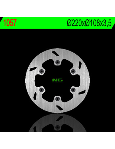 NG BRAKES Fix Brake Disc - 1057