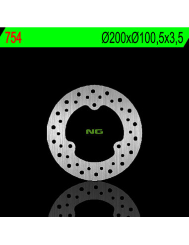 NG BRAKES Fix Brake Disc - 754