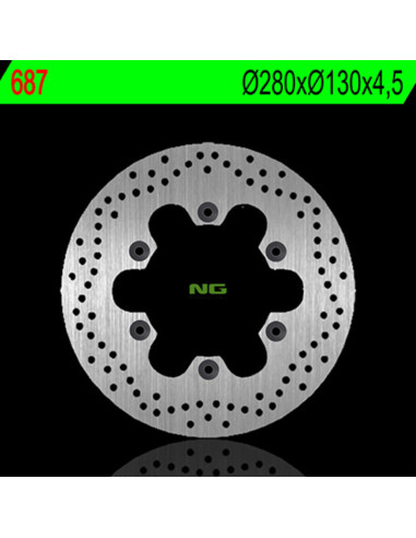 NG BRAKES Fix Brake Disc - 687