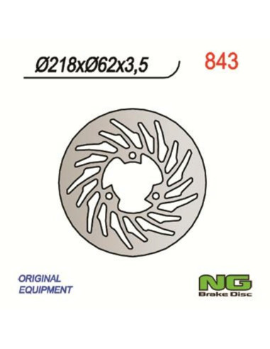 NG BRAKES Fix Brake Disc - 843