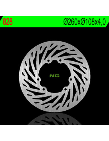 NG BRAKES Fix Brake Disc - 828