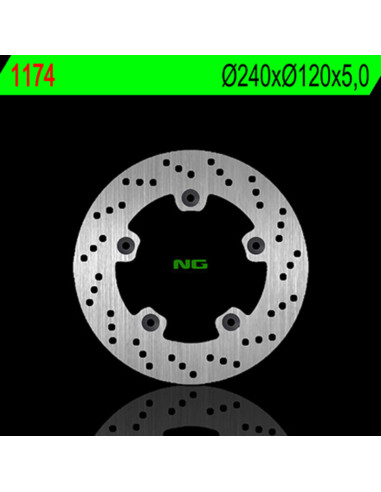 NG BRAKES Fix Brake Disc - 1174