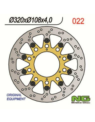 NG BRAKES Floating brake disc - 022