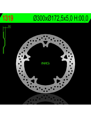 NG BRAKES Floating brake disc - 1319