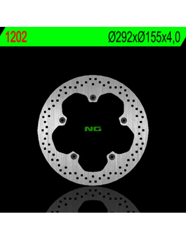 Disque de frein NG BRAKES fixe - 1202