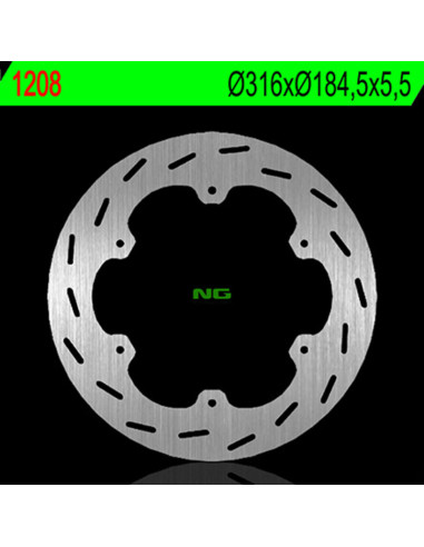 Disque de frein NG BRAKES fixe - 1208