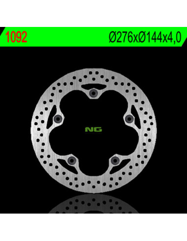 NG BRAKES Fix Brake Disc - 1092