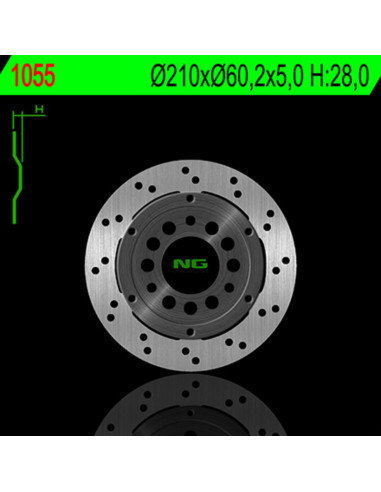 Disque de frein NG BRAKES flottant - 1055