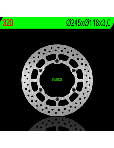 Disque de frein NG BRAKES fixe - 320