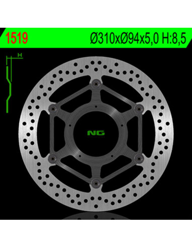 NG BRAKE DISC Floating Brake Disc - 1519.