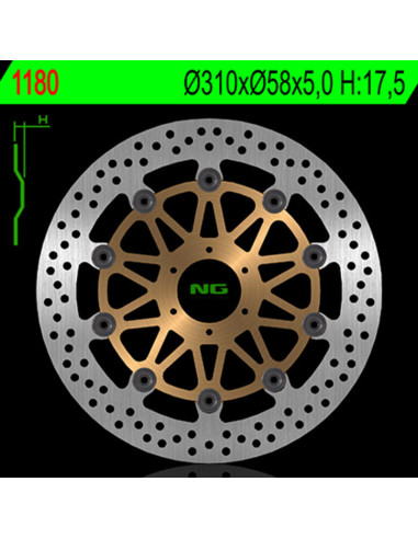 NG BRAKES FloatiNG BRAKES - 1180