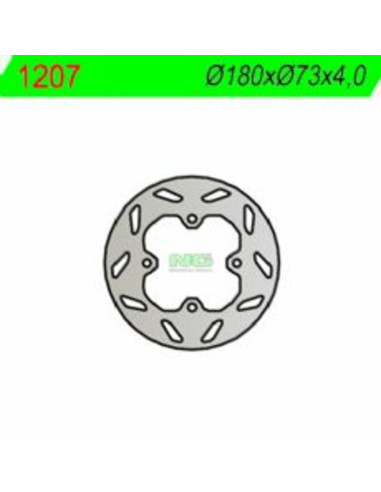 NG BRAKES Fix Brake Disc - 1207