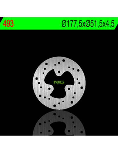 NG BRAKES Fix Brake Disc - 493