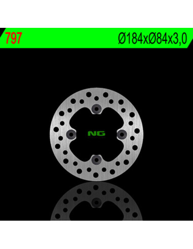 NG BRAKES Fix Brake Disc - 797