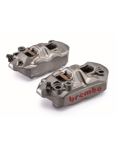 BREMBO UPGRADE Pair of M4 one-piece callipers - 108mm/P4 34 (with pads)