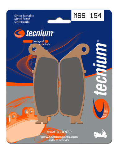 TECNIUM Maxi Scooter Sintered Metal Brake pads - MSS154