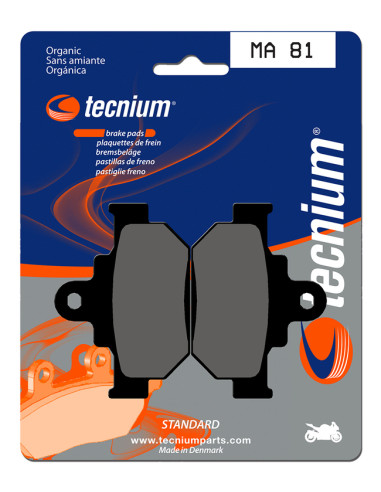 TECNIUM Street Organic Brake pads - MA81