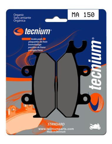 Plaquettes de frein TECNIUM route organique - MA150