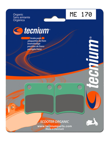 TECNIUM Scooter Organic Brake pads - ME170