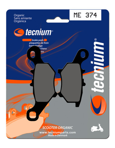 Plaquettes de frein TECNIUM Scooter organique - ME374