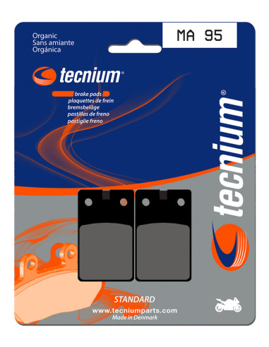 TECNIUM Street Organic Brake pads - MA95
