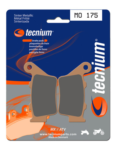 TECNIUM MX/ATV Sintered Metal Brake pads - MO175