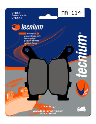 TECNIUM Street Organic Brake pads - MA114