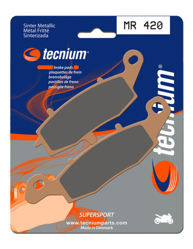 TECNIUM Street Performance Sintered Metal Brake pads - MR420