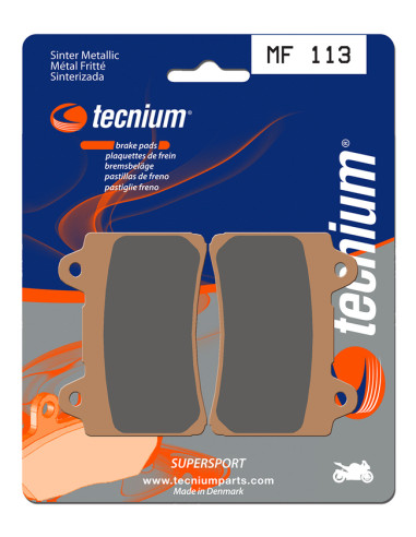 TECNIUM Street Performance Sintered Metal Brake pads - MF113