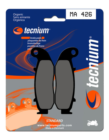 TECNIUM Street Organic Brake pads - MA426