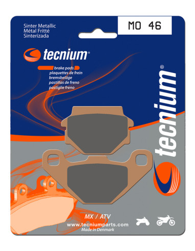 TECNIUM MX/ATV Sintered Metal Brake pads - MO46