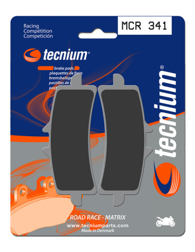 Plaquettes de frein TECNIUM Racing métal fritté carbone - MCR341