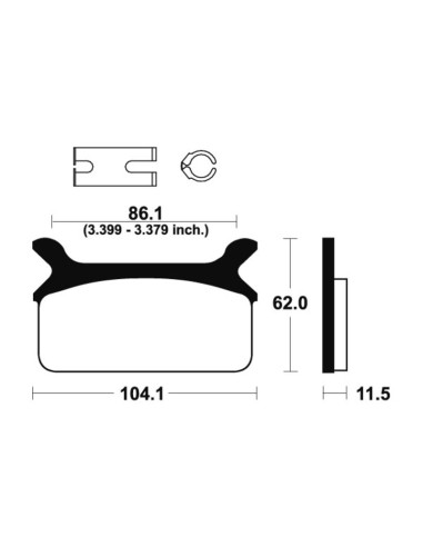 TECNIUM テクニウム Street Performance Sintered Metal Brake pads